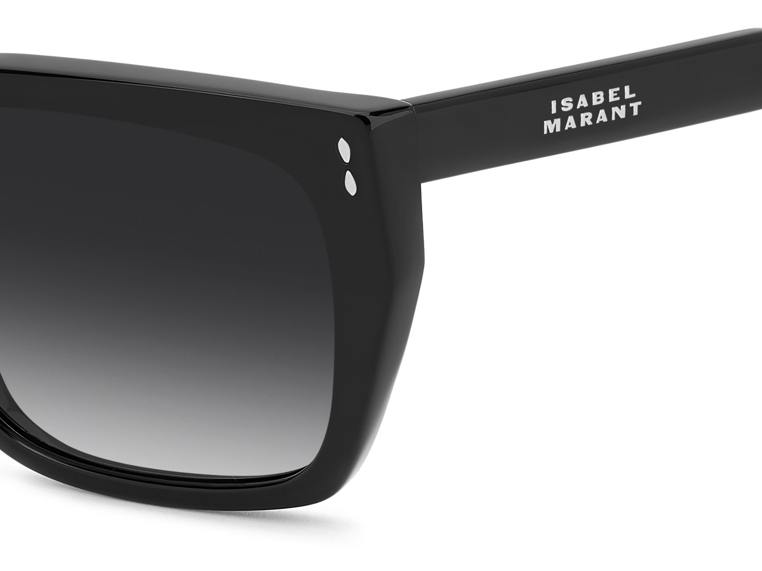Sunglasses Isabel Marant Im 0218/S 208135 807 9O color black shape rectangle lenses dark grey shaded