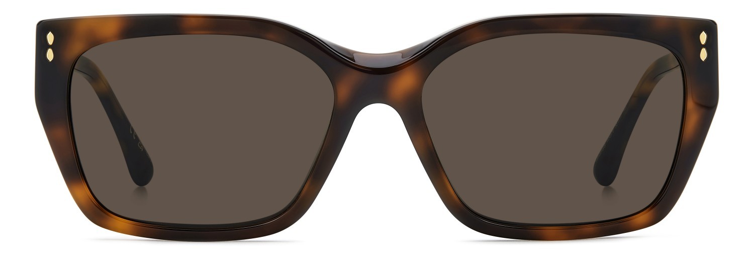 Sunglasses Isabel Marant Im 0218/S 208135 WR9 70 color brown havana shape rectangle lenses brown