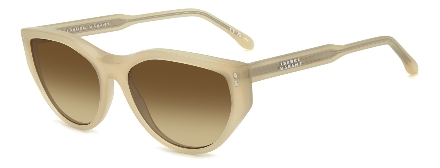 Sunglasses Isabel Marant Im 0217/S 208136 40G EG color yellow shape cat eye lenses brown ochra