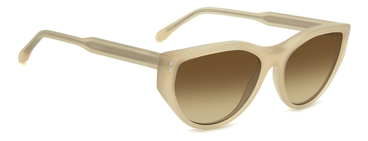 Sunglasses Isabel Marant Im 0217/S 208136 40G EG color yellow shape cat eye lenses brown ochra