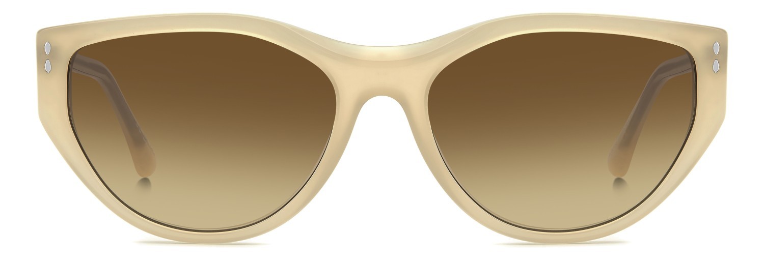Sunglasses Isabel Marant Im 0217/S 208136 40G EG color yellow shape cat eye lenses brown ochra