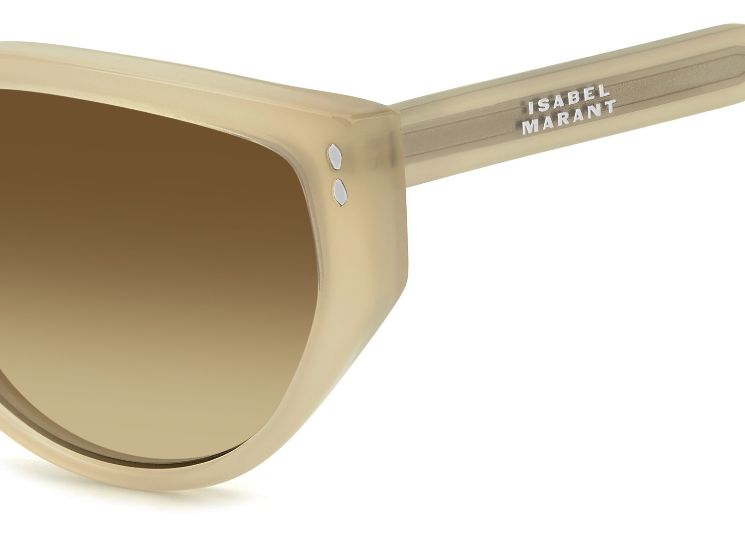 Sunglasses Isabel Marant Im 0217/S 208136 40G EG color yellow shape cat eye lenses brown ochra