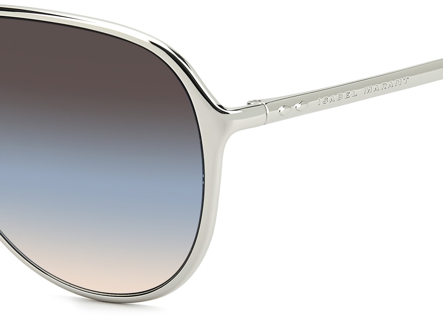 Sonnenbrillen Isabel Marant Im 0219/S 208137 010 98 farbe palladium form aviator gläser brown teal