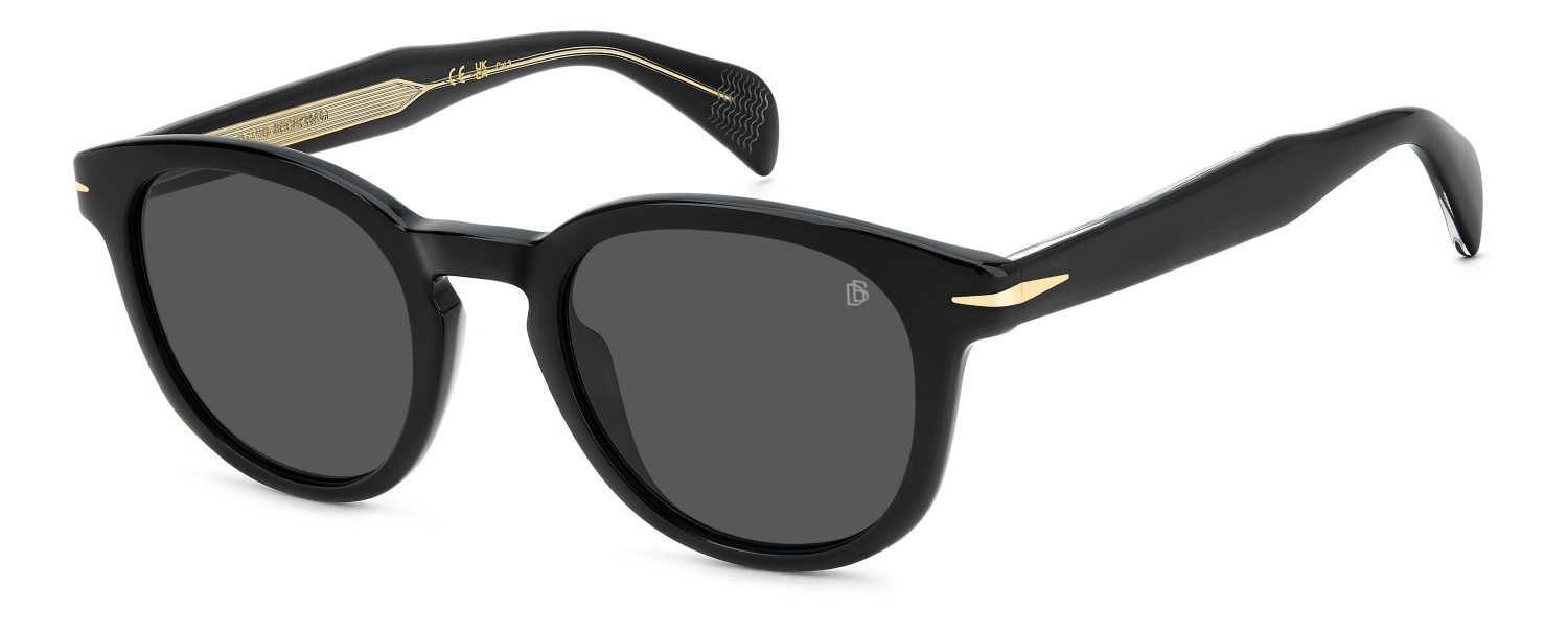 Sunglasses David Beckham Db 1198/S 208141 807 IR color black shape pantos lenses grey
