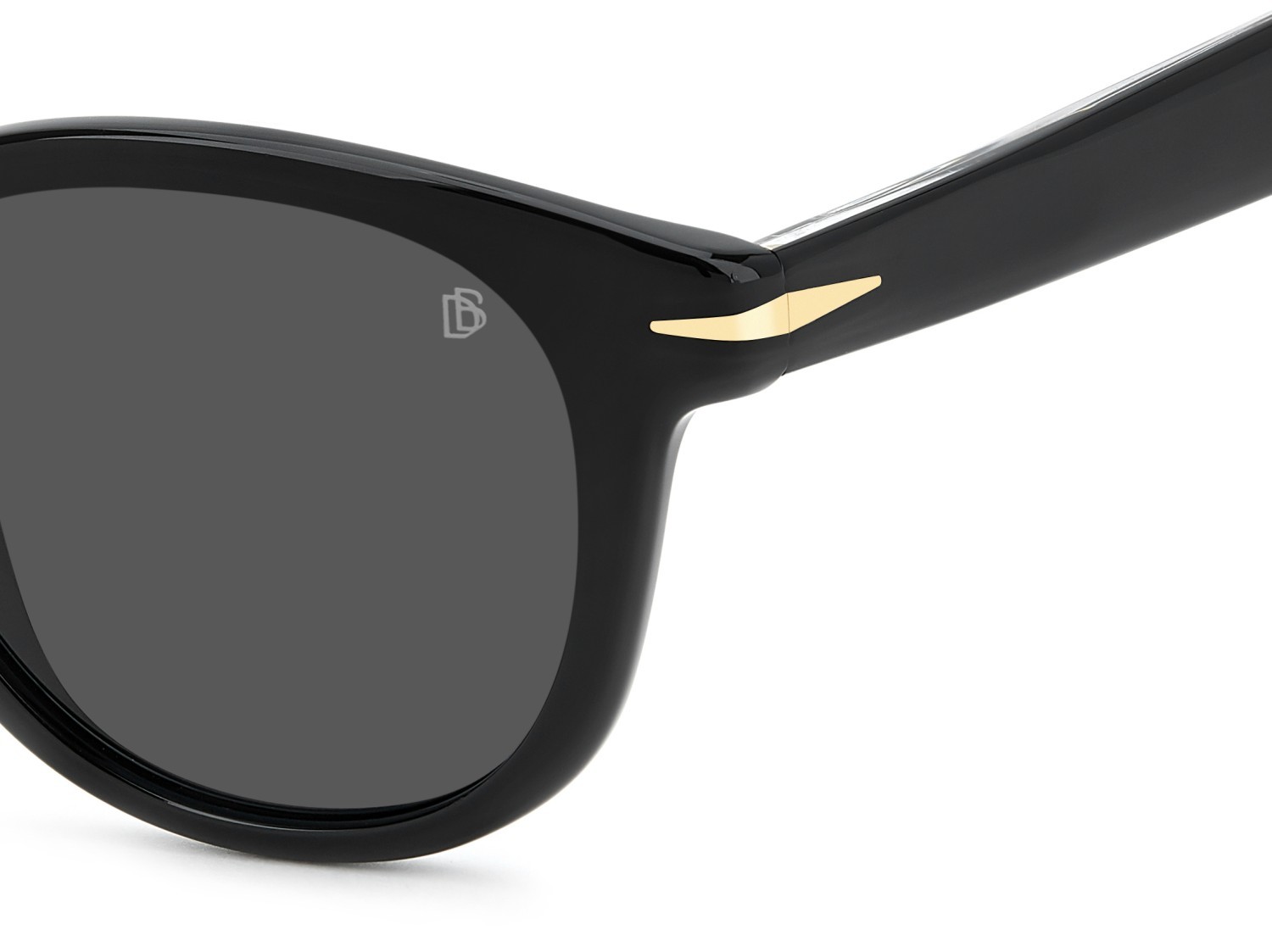 Sunglasses David Beckham Db 1198/S 208141 807 IR color black shape pantos lenses grey