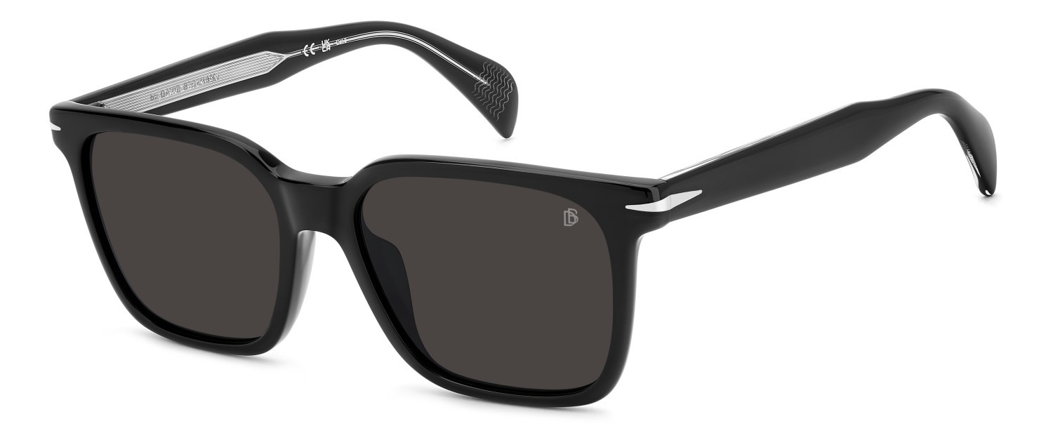 Sunglasses David Beckham Db 1199/G 208142 807 IR color black shape square lenses grey