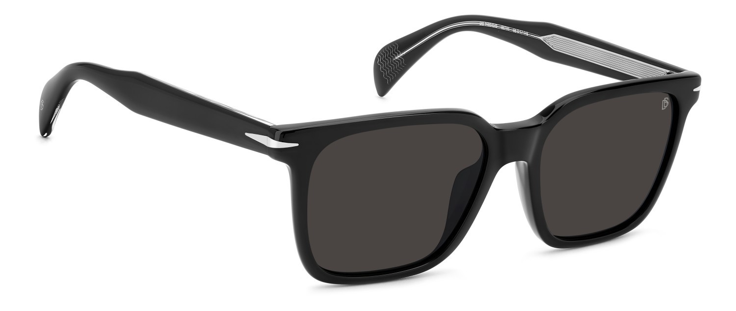 Sunglasses David Beckham Db 1199/G 208142 807 IR color black shape square lenses grey