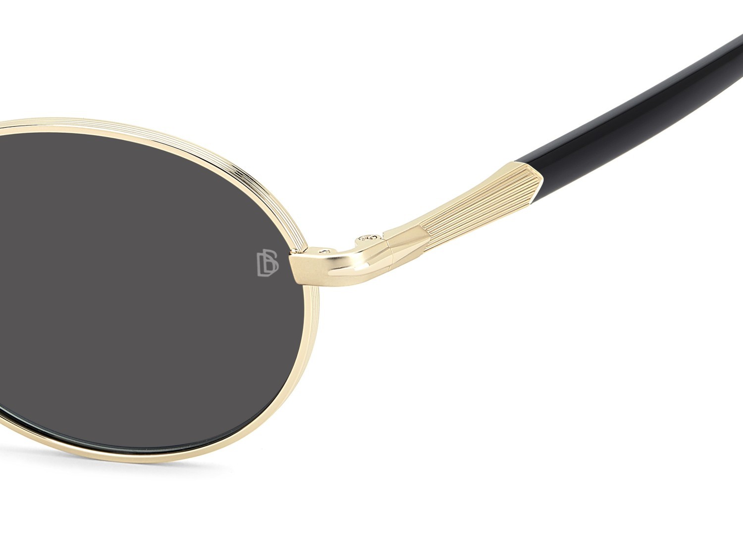 Sunglasses David Beckham Db 1196/S 208147 RHL IR color gold black 2 shape oval lenses grey