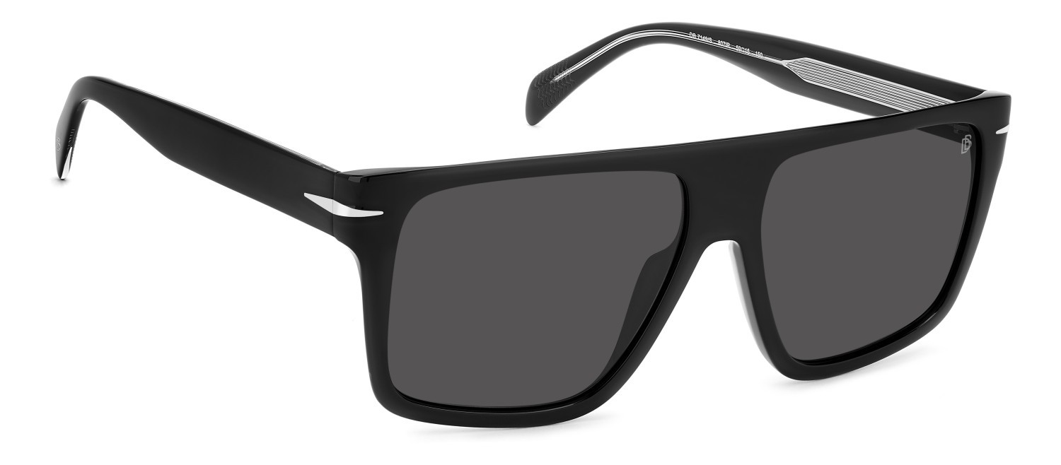 Sunglasses David Beckham Db 7149/S 208151 807 IR color black shape square lenses grey