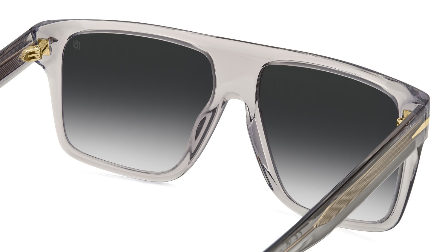 Sunglasses David Beckham Db 7149/S 208151 KB7 NU color grey shape square lenses grey shaded green mirror
