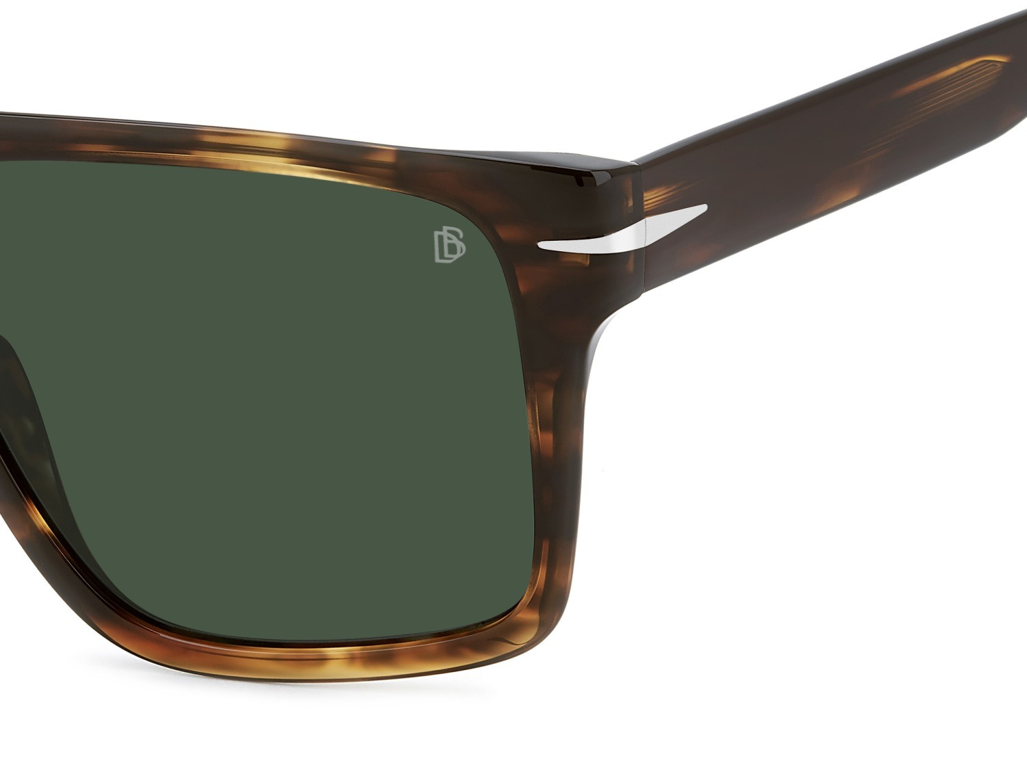 Sunglasses David Beckham Db 7149/S 208151 WR9 QT color brown havana shape square lenses green