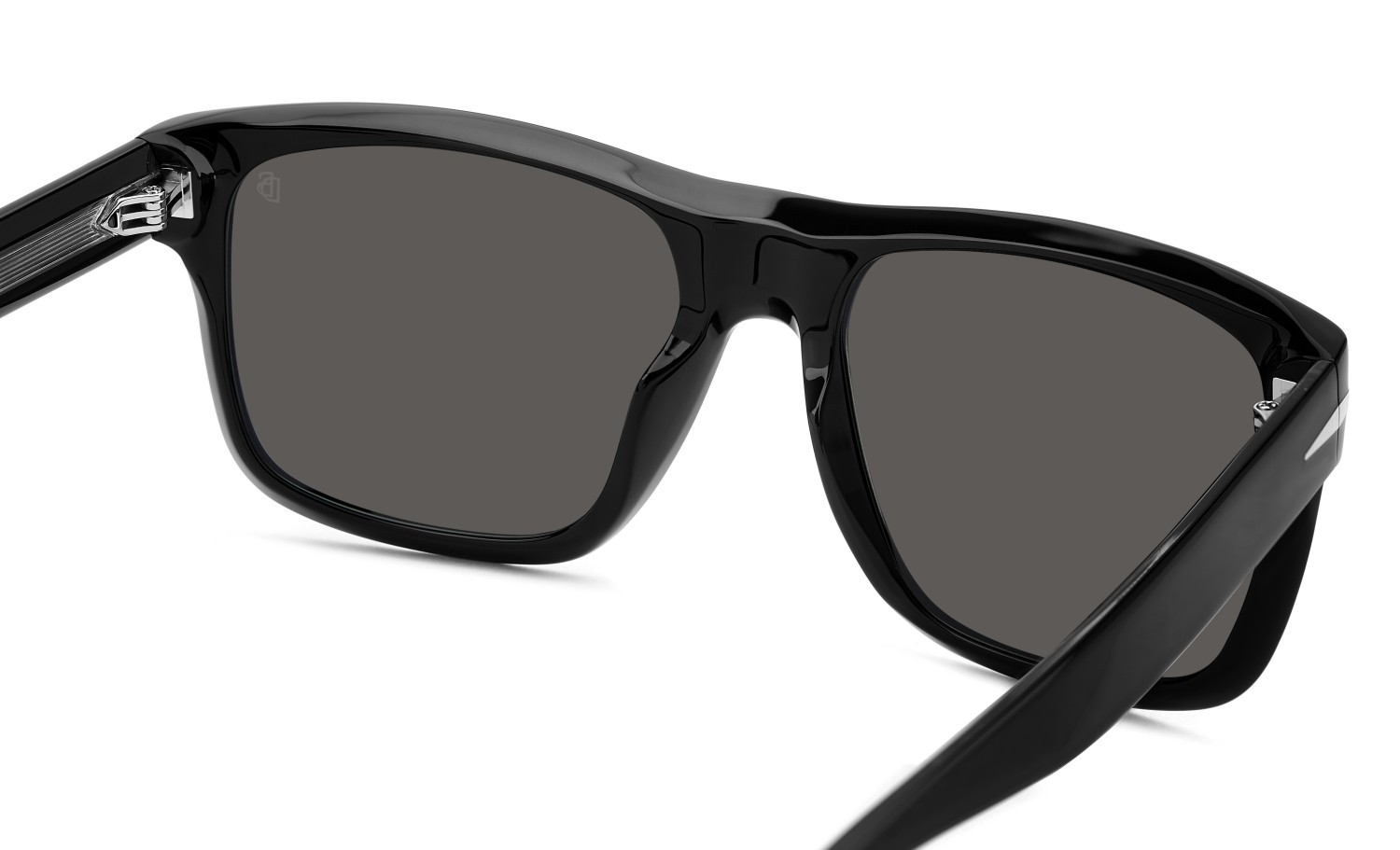 Sunglasses David Beckham Db 7150/S 208152 807 M9 color black shape rectangle lenses grey polarized