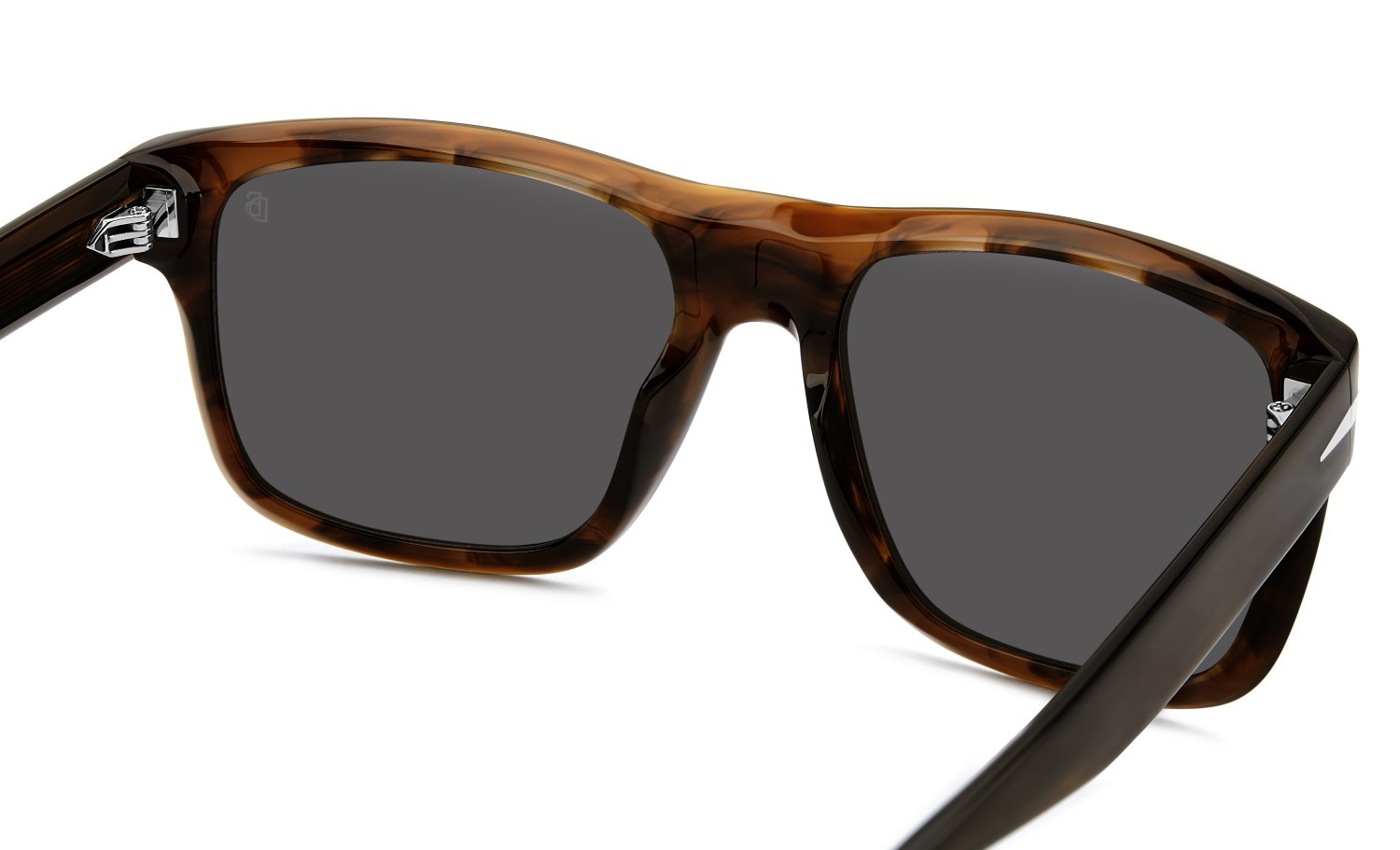 Sunglasses David Beckham Db 7150/S 208152 EX4 IR color brown horn shape rectangle lenses grey
