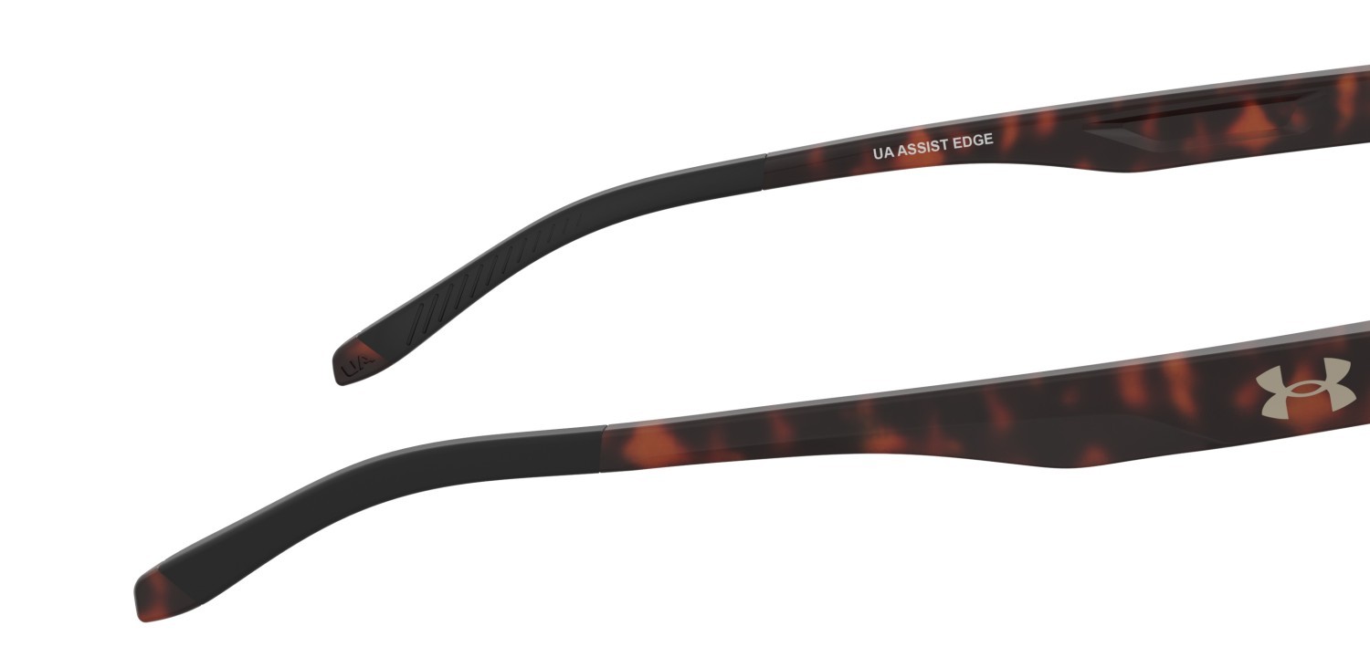 Occhiali da sole Under Armour Ua Assist Edge 208153 086 SP colore havana forma rettangolare lenti bronze polarized