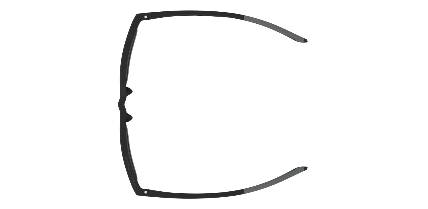 Sunglasses Under Armour Ua Assist Edge 208153 O6W M9 color matte black grey shape rectangle lenses grey polarized