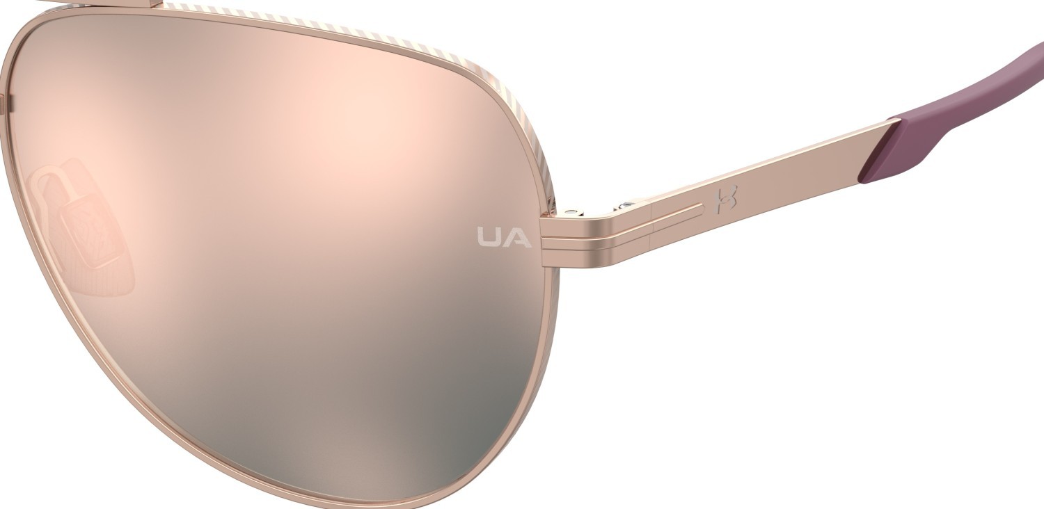 Sunglasses Under Armour Ua Instinct 2/G 208154 000 0J color rose gold shape aviator lenses rose gold multilayer