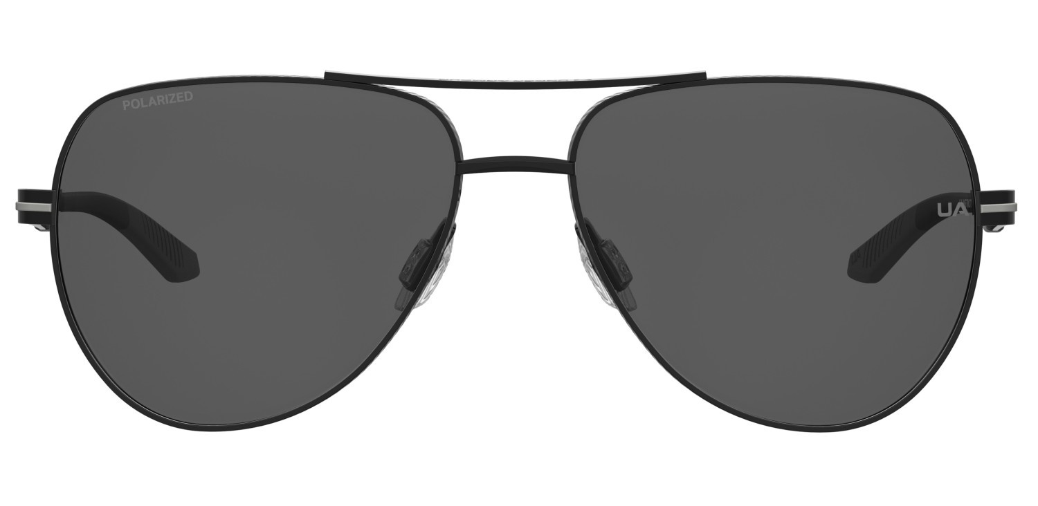 Occhiali da sole Under Armour Ua Instinct 2/G 208154 003 M9 colore matte black forma aviator lenti grey polarized