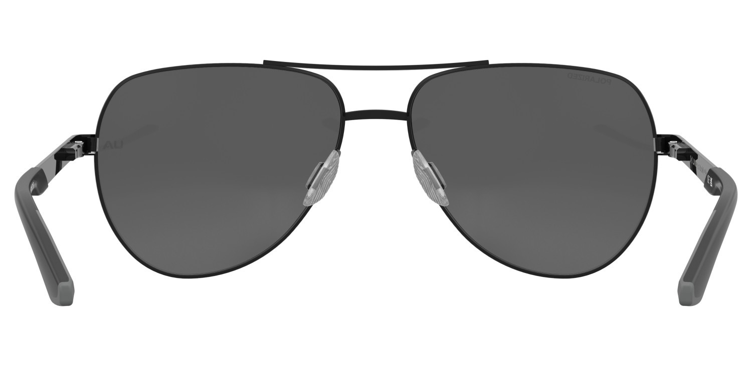 Occhiali da sole Under Armour Ua Instinct 2/G 208154 003 M9 colore matte black forma aviator lenti grey polarized