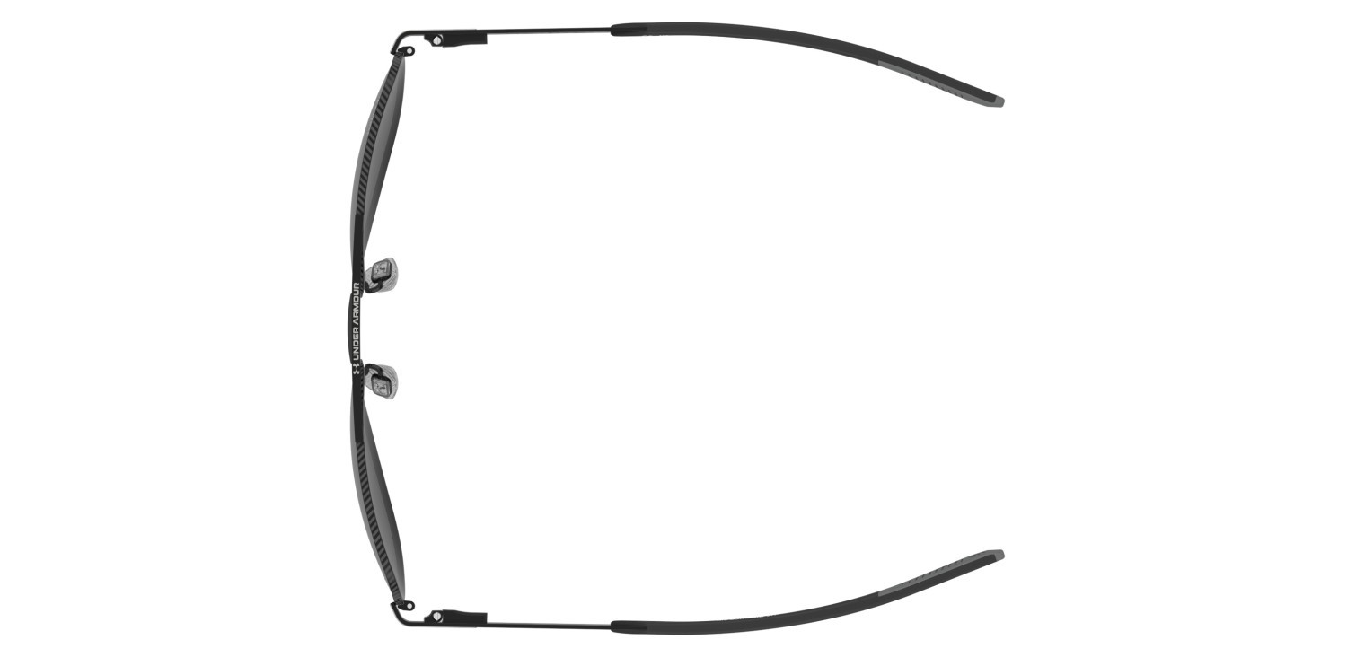 Occhiali da sole Under Armour Ua Instinct 2/G 208154 003 M9 colore matte black forma aviator lenti grey polarized