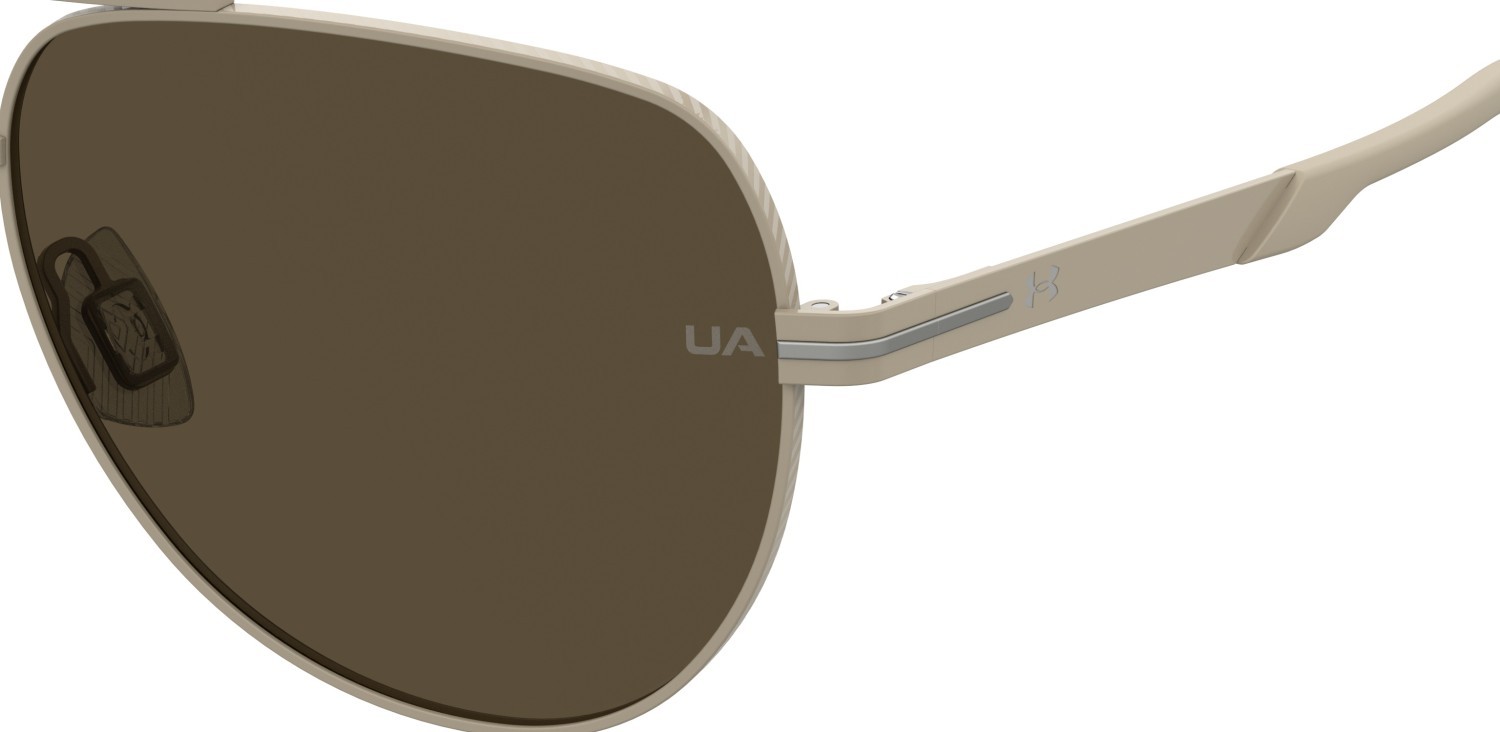 Occhiali da sole Under Armour Ua Instinct 2/G 208154 2QU SP colore matt khaki forma aviator lenti bronze polarized