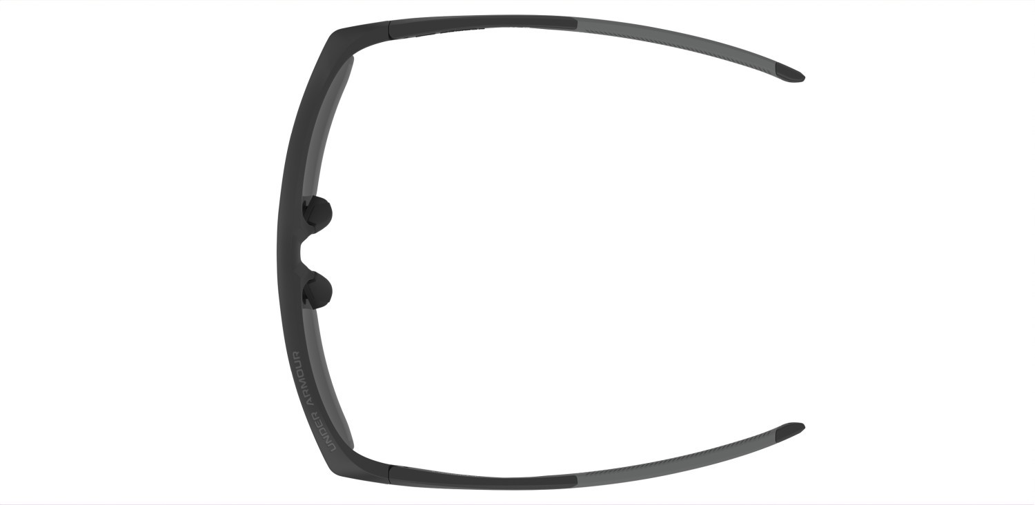 Sunglasses Under Armour Ua Fanatical Ii 208156 O6W M9 color matte black grey shape rectangle lenses grey polarized