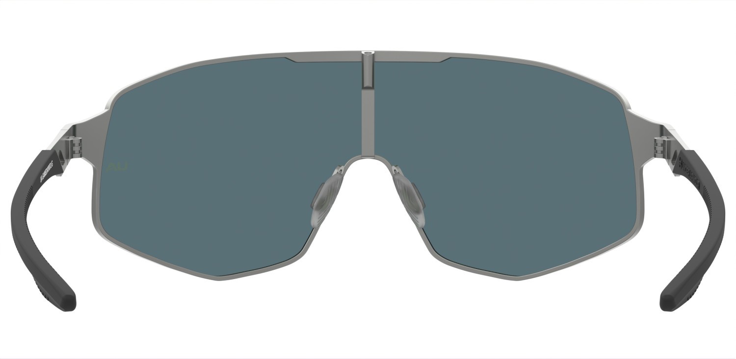 Sunglasses Under Armour Ua Gamedaymtl/G 208157 R81 V8 color matte ruthenium shape mask lenses green multilayer oleophobic