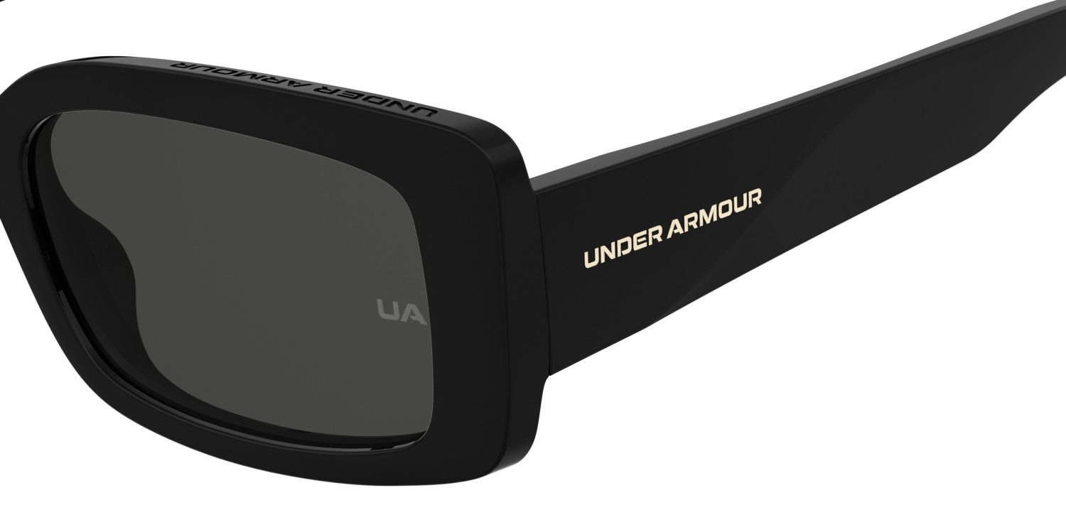 Sonnenbrillen Under Armour Ua Crossover 208158 807 M9 farbe black form rechteckig gläser grey polarized