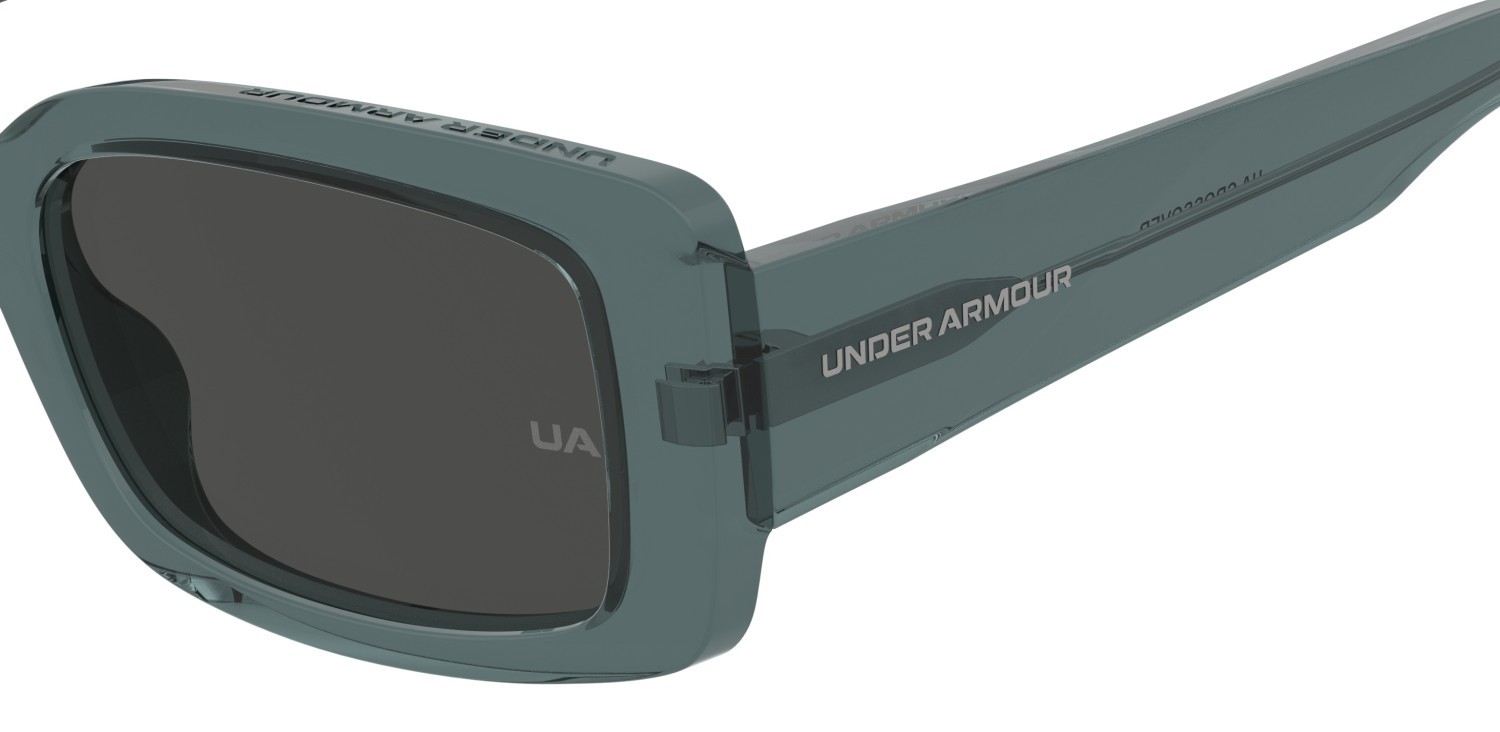 Sunglasses Under Armour Ua Crossover 208158 QM4 IR color crystal blue shape rectangle lenses grey