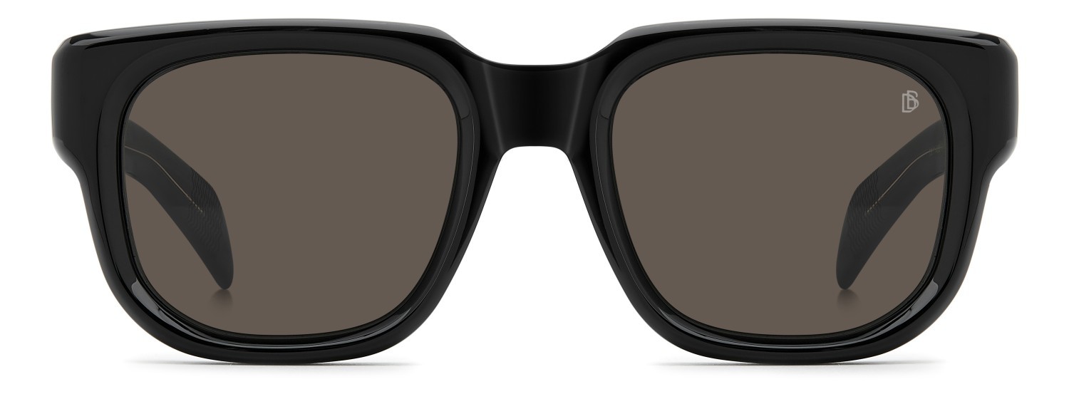 Sunglasses David Beckham Db 7146/S 208159 807 IR color black shape square lenses grey