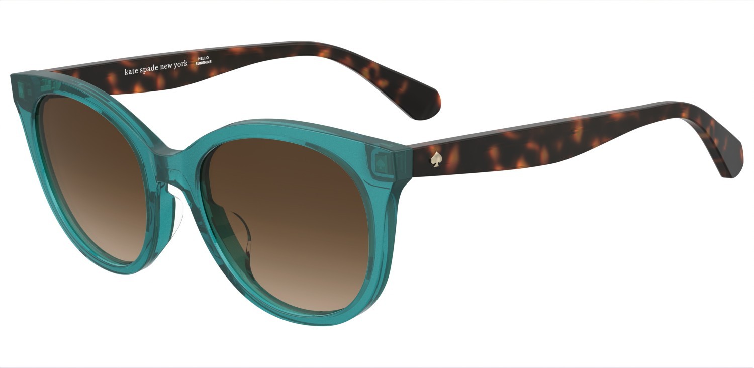 Sonnenbrillen Kate Spade Ks Karlee 2/S 208161 1ED HA farbe green form rund gläser brown shaded