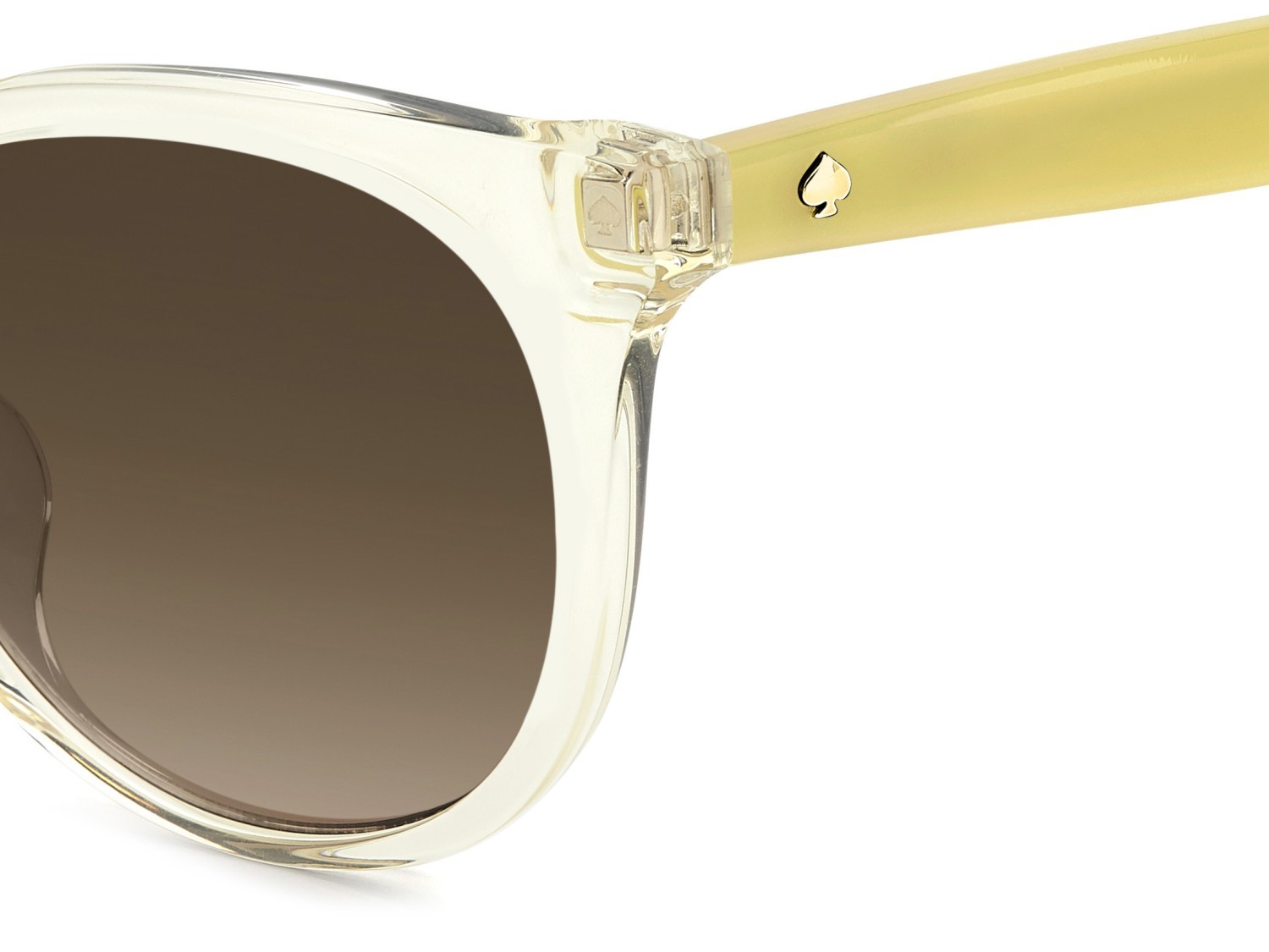 Sonnenbrillen Kate Spade Ks Karlee 2/S 208161 40G HA farbe yellow form rund gläser brown shaded