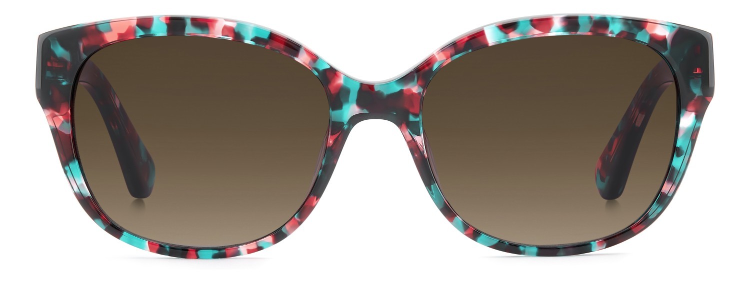 Sunglasses Kate Spade Ks Ninna 2/S 208163 5MU HA color havana multicolor shape round lenses brown shaded