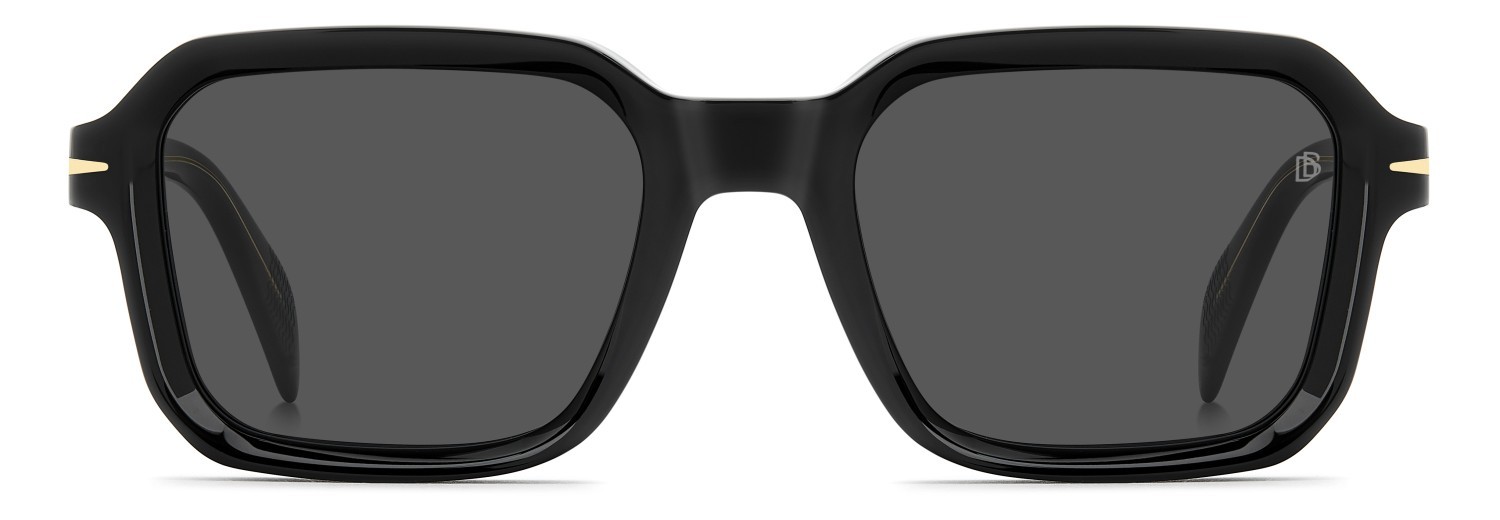 Sunglasses David Beckham Db 7147/S 208171 807 IR color black shape square lenses grey