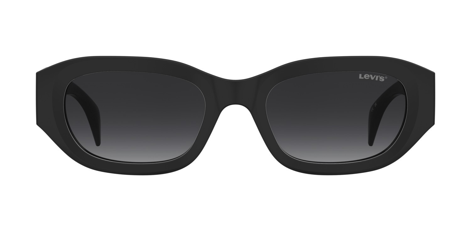 Sonnenbrillen Levi's Lv 1096/S 208183 807 9O farbe black form quadratisch gläser dark grey shaded