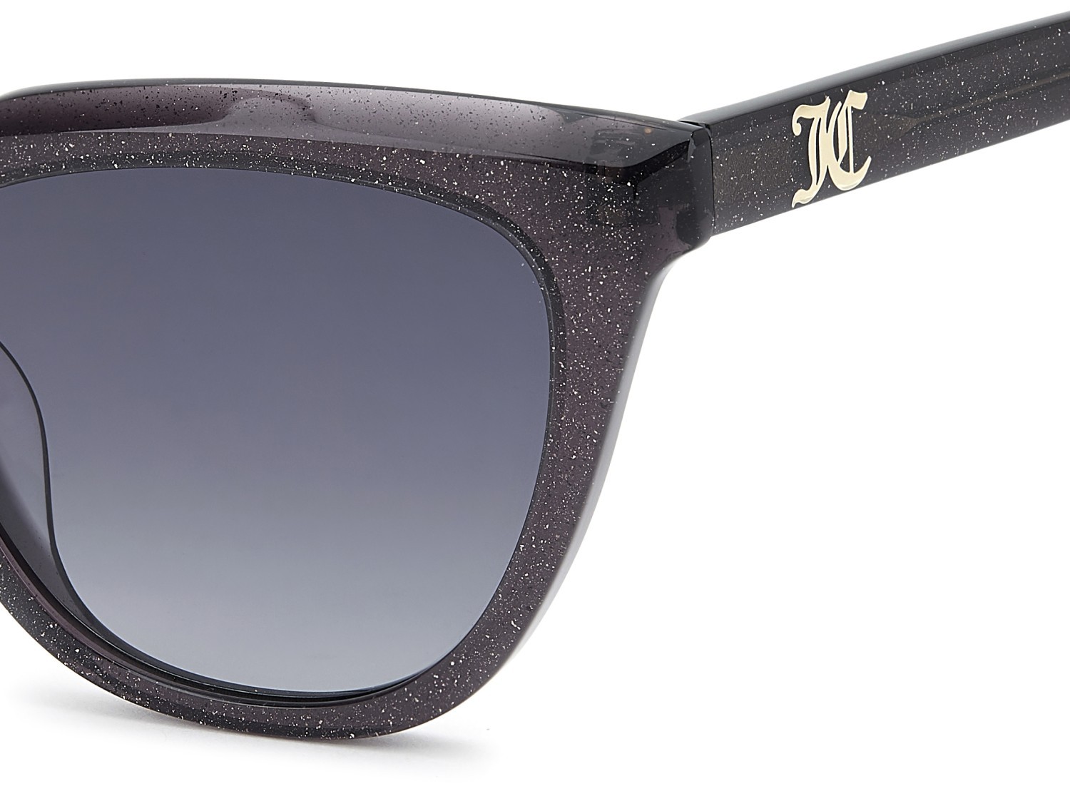 Sunglasses Juicy Couture Ju 644/G 208227 Y6U 9O color glitter grey shape rectangle lenses dark grey shaded