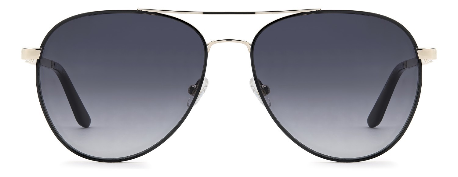 Sunglasses Juicy Couture Ju 643/G 208228 3YG 9O color light gold shape aviator lenses dark grey shaded