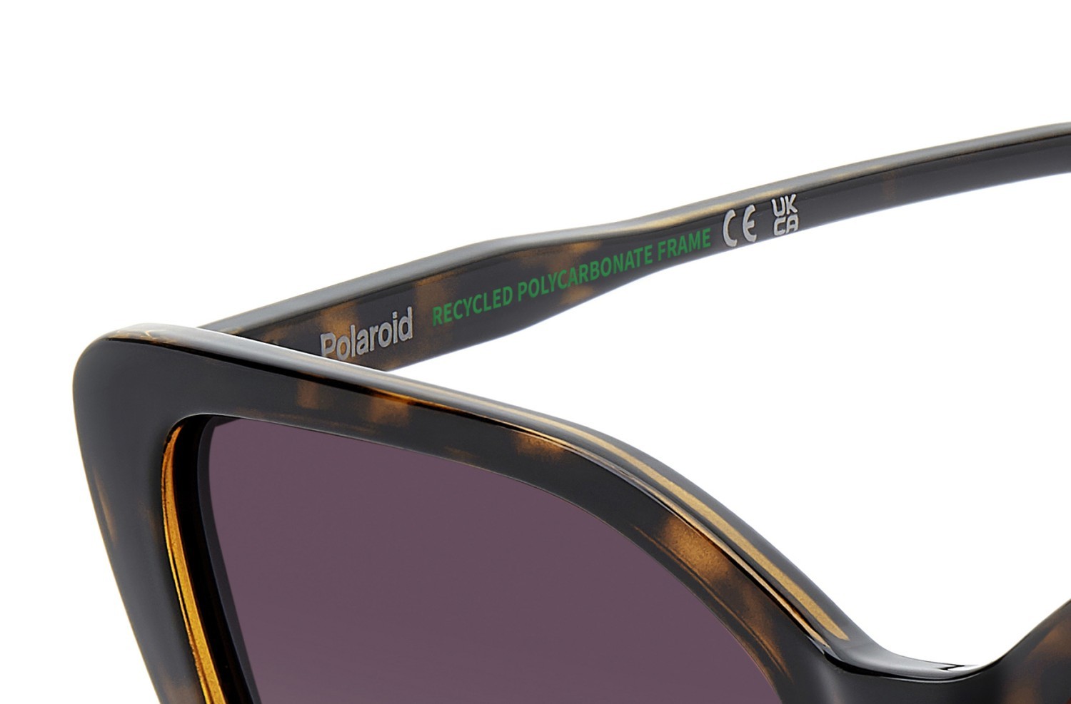 Sunglasses Polaroid Pld 4189/S 208267 086 JR color havana shape butterfly lenses burgundy shaded polarized