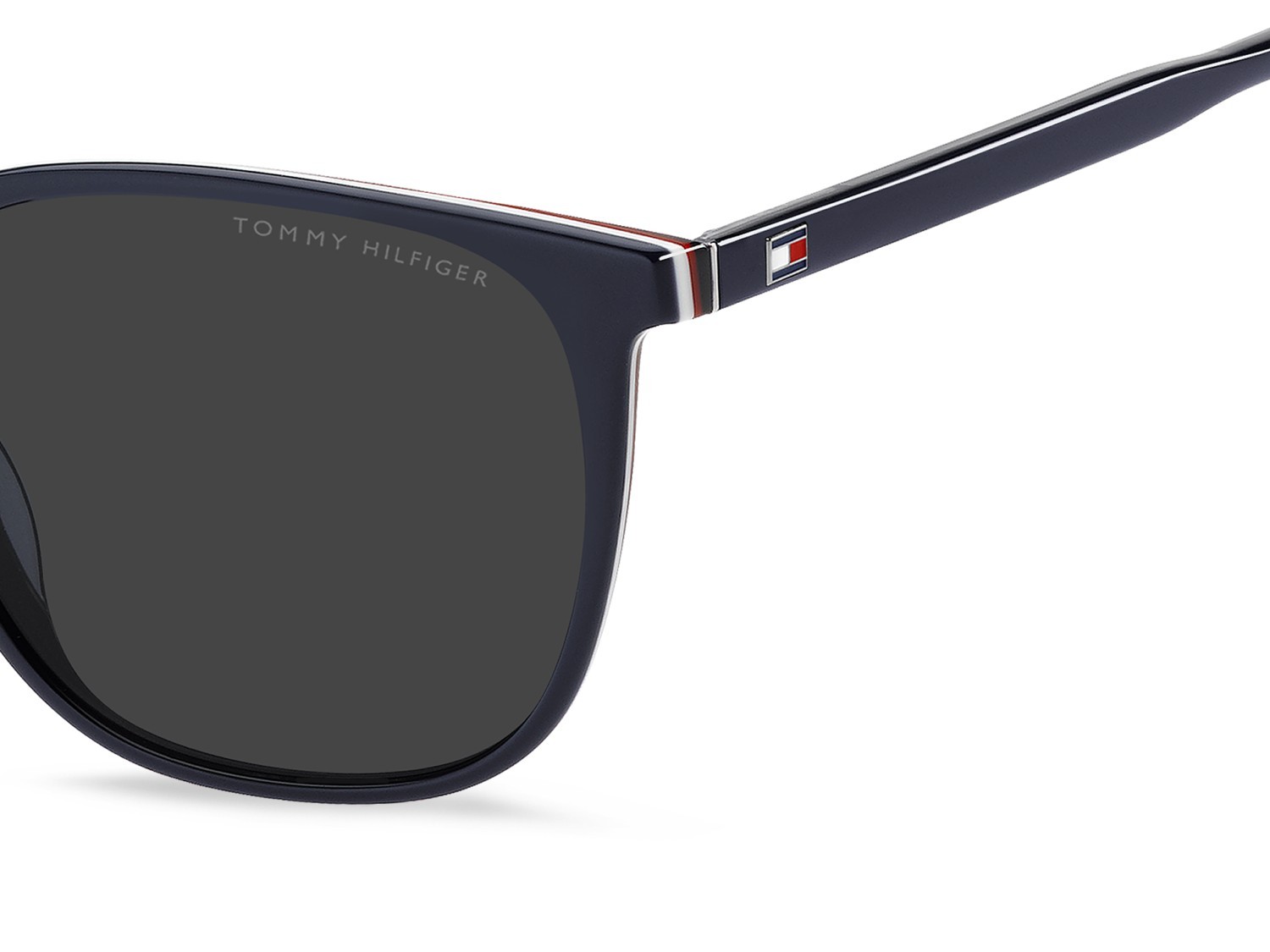 Occhiali da sole Tommy Hilfiger Th 2266/S 208269 PJP IR colore blue forma quadrato lenti grey