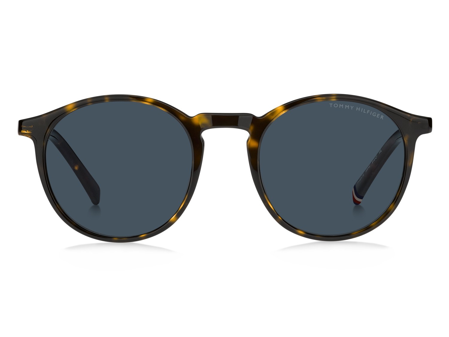 Sunglasses Tommy Hilfiger Th 2267/S 208270 086 KU color havana shape round lenses blue