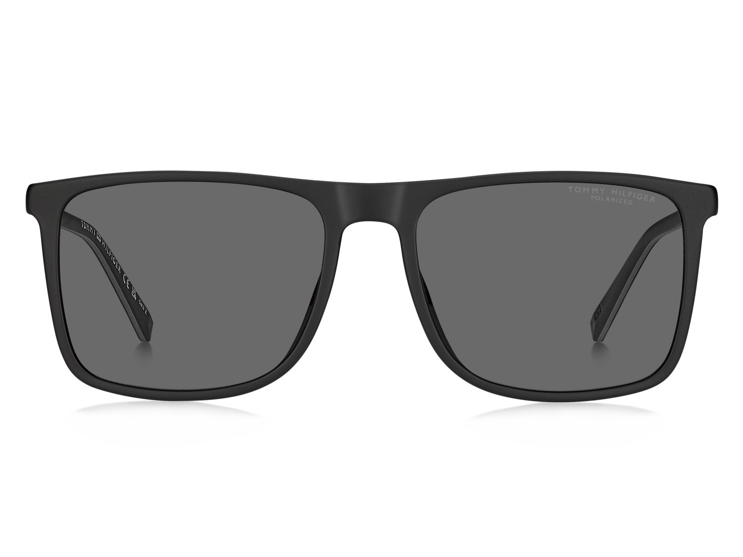 Sunglasses Tommy Hilfiger Th 2277/S 208277 08A M9 color black grey shape square lenses grey polarized