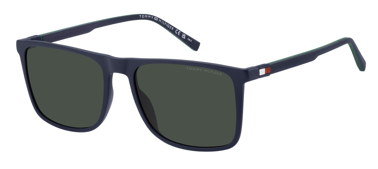 Sunglasses Tommy Hilfiger Th 2277/S 208277 RNB QT color blue green shape square lenses green