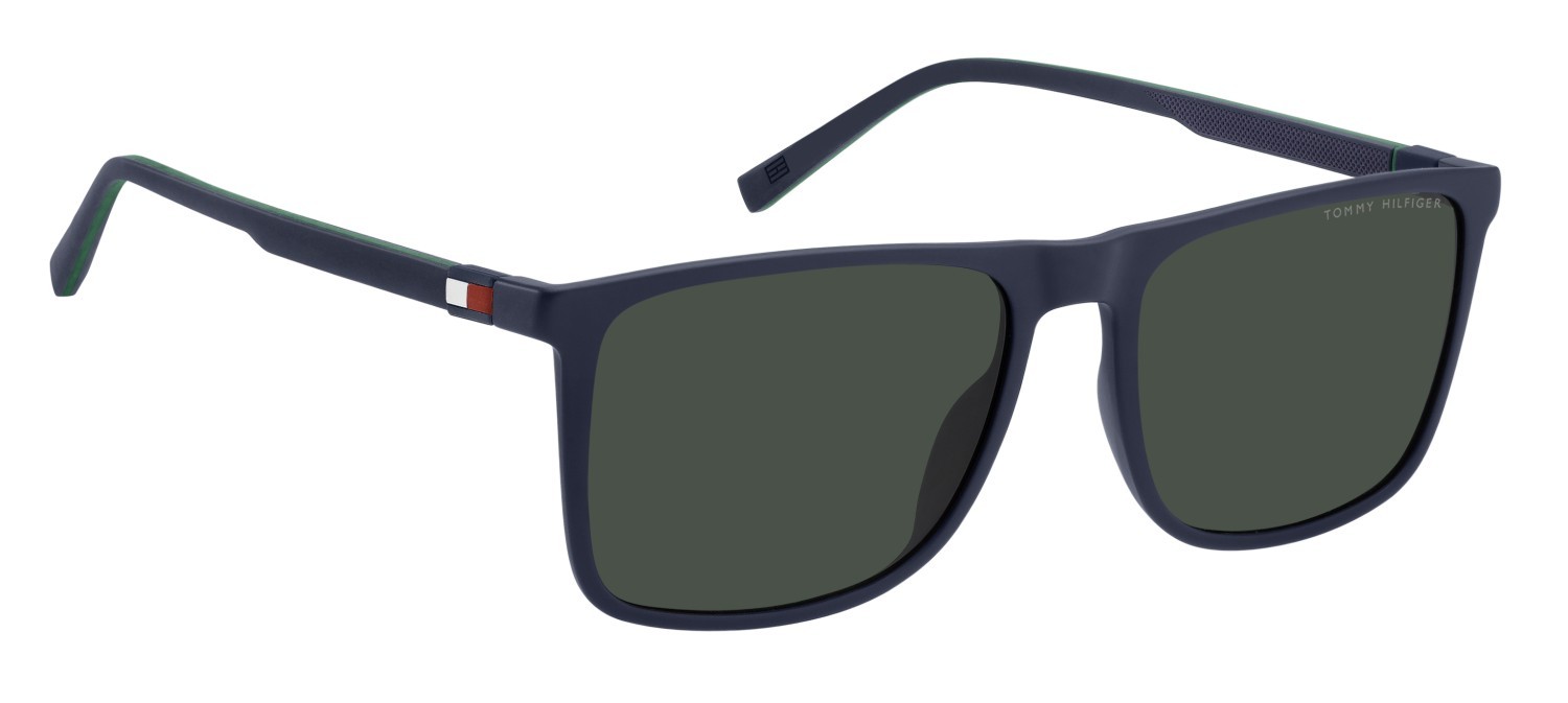 Sunglasses Tommy Hilfiger Th 2277/S 208277 RNB QT color blue green shape square lenses green