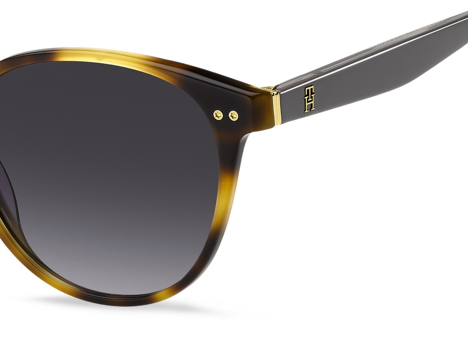 Occhiali da sole Tommy Hilfiger Th 2289/S 208278 05L DG colore havana 2 forma pantos lenti violet shaded