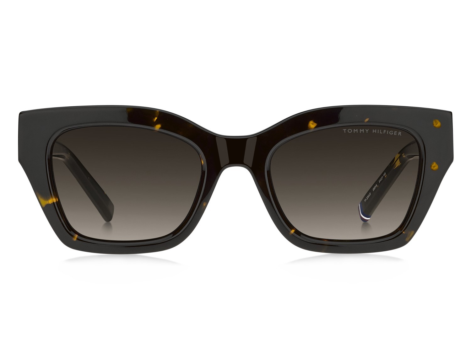 Occhiali da sole Tommy Hilfiger Th 2264/S 208280 086 HA colore havana forma cat eye lenti brown shaded