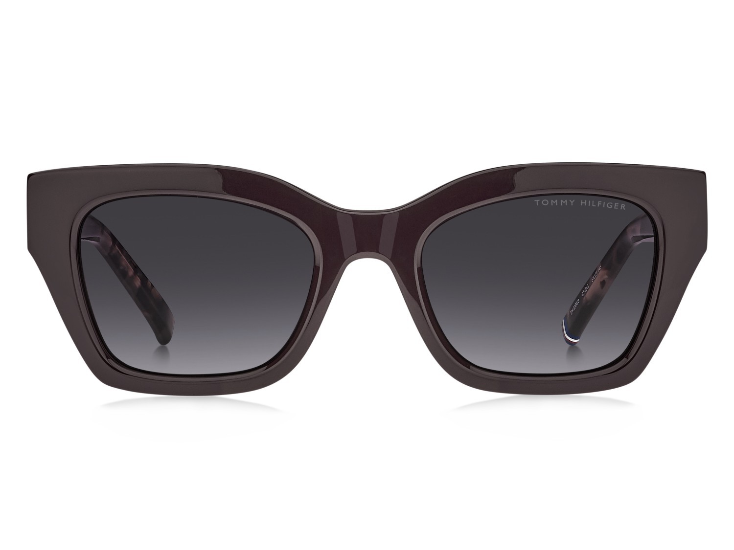 Occhiali da sole Tommy Hilfiger Th 2264/S 208280 0T4 DG colore havana pink forma cat eye lenti violet shaded