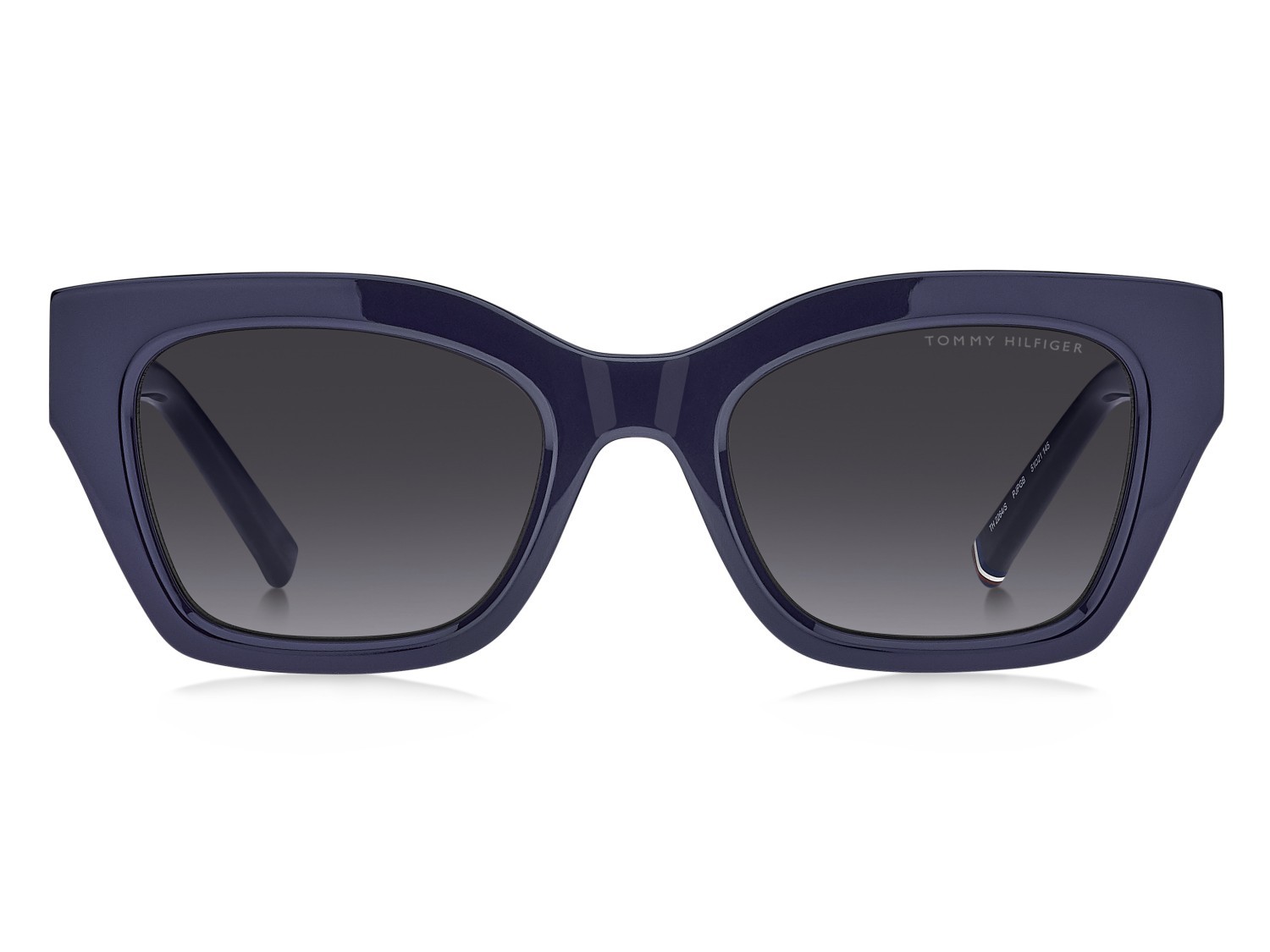 Occhiali da sole Tommy Hilfiger Th 2264/S 208280 PJP GB colore blue forma cat eye lenti grey azure