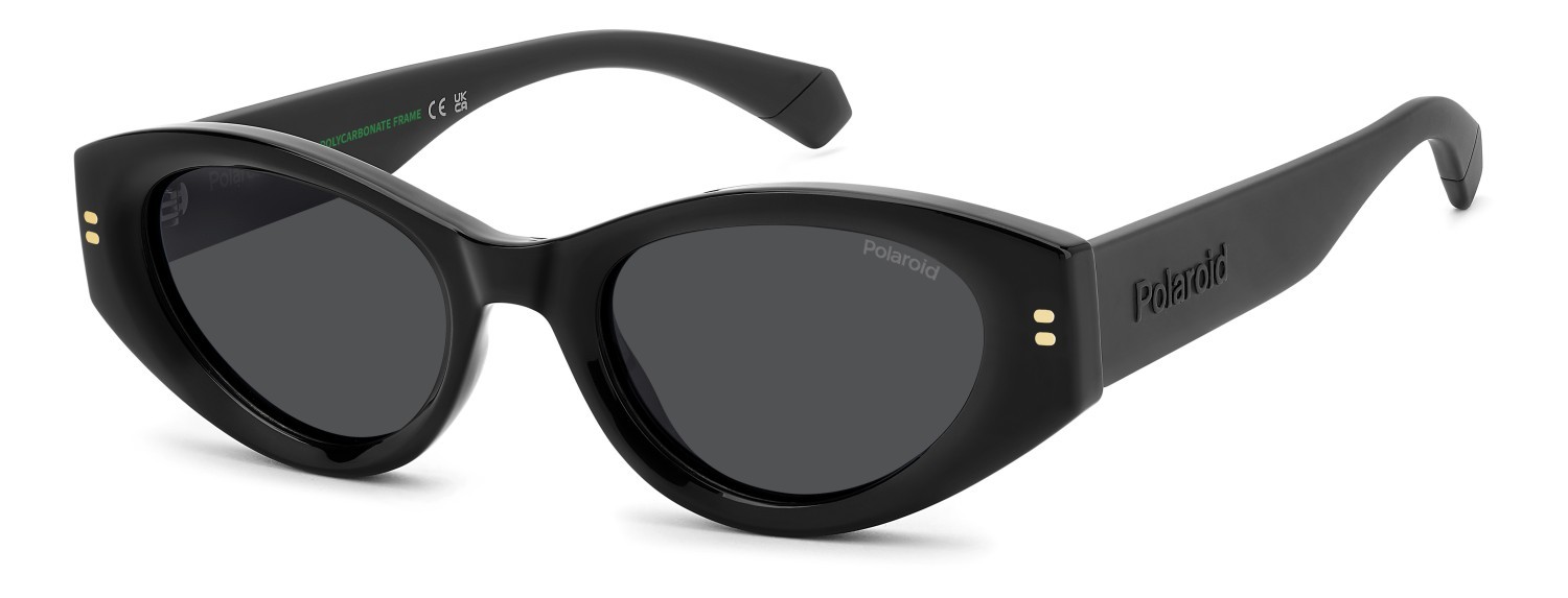 Occhiali da sole Polaroid Pld 6243/S 208281 807 M9 colore black forma cat eye lenti grey polarized
