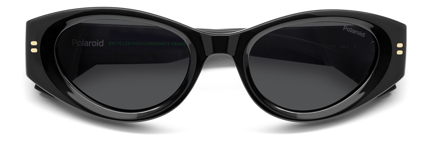 Occhiali da sole Polaroid Pld 6243/S 208281 807 M9 colore black forma cat eye lenti grey polarized