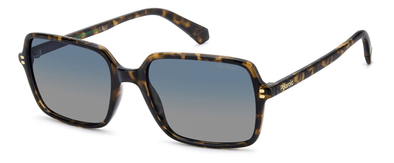 Sonnenbrillen Polaroid Pld 6247/S 208282 086 Z7 farbe havana form quadratisch gläser blue shaded polarized