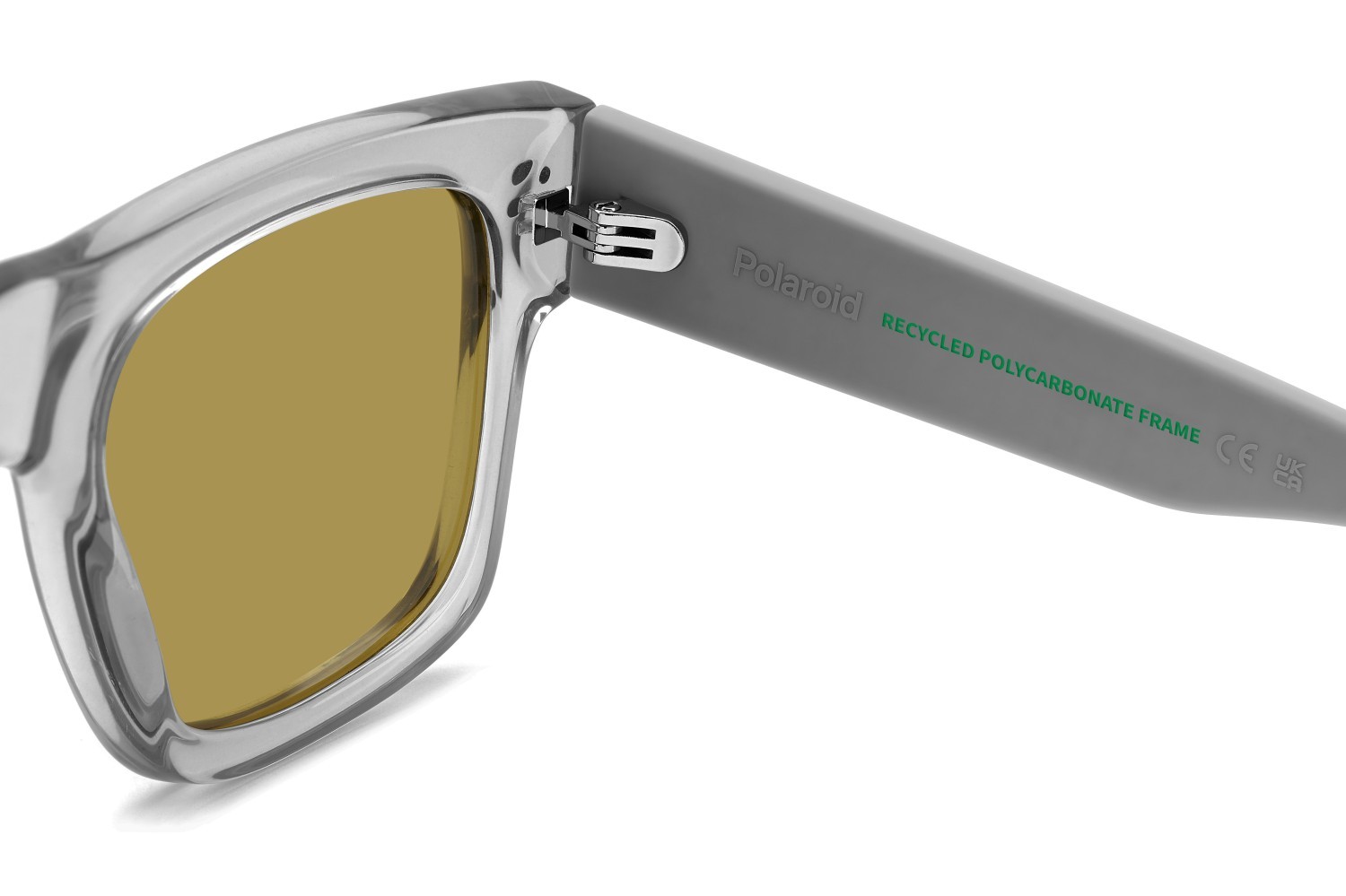 Sunglasses Polaroid Pld 6241/S 208285 YB7 MU color silver shape rectangle lenses yellow polarized